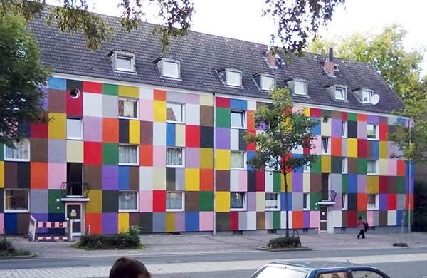 Verpixeltes Haus