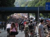 Stau auf der A40 - Fahrräder!